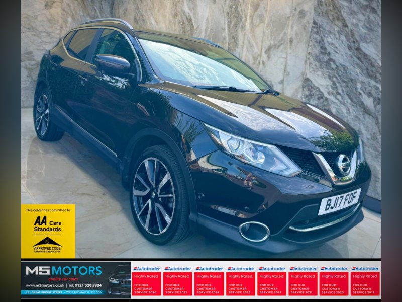 2017 NISSAN QASHQAI 1.2 DIG T TEKNA XTRON 2WD EURO 6 S S 5DR 9,350... photo